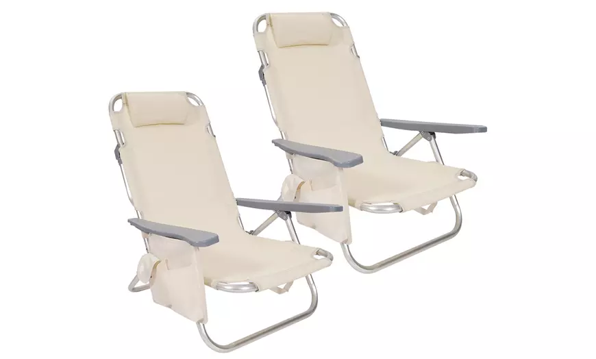 Image 7: Set de 2 chaises longues