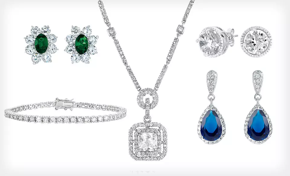 Genevive Cubic-Zirconia Jewelry (Up to 87% Off). 20 Options Available. Free Shipping and Free Returns. - Primary Image