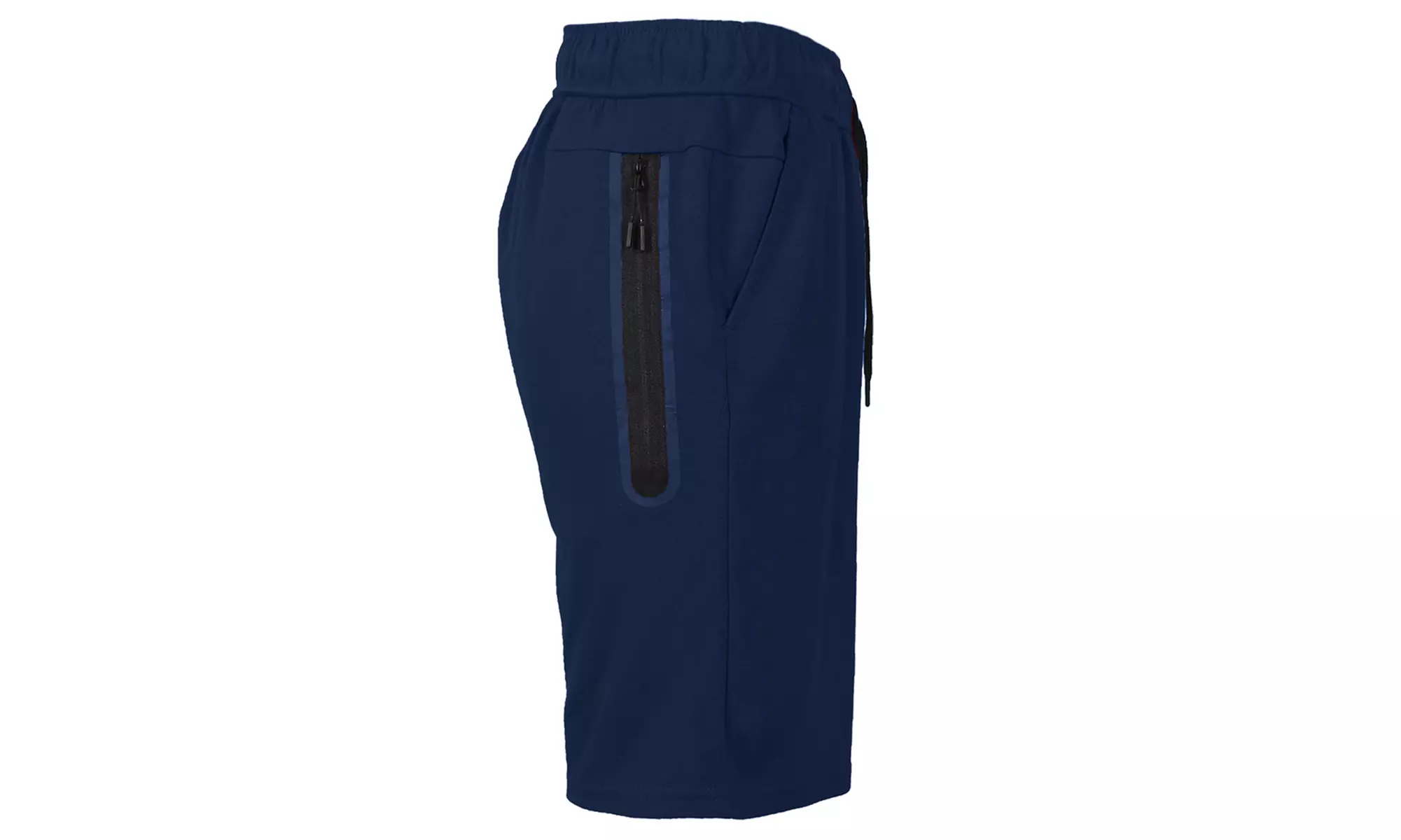 Men's Tech Fleece Jogger Shorts With Long Zipper Side Pocket (Sizes, S-2XL)