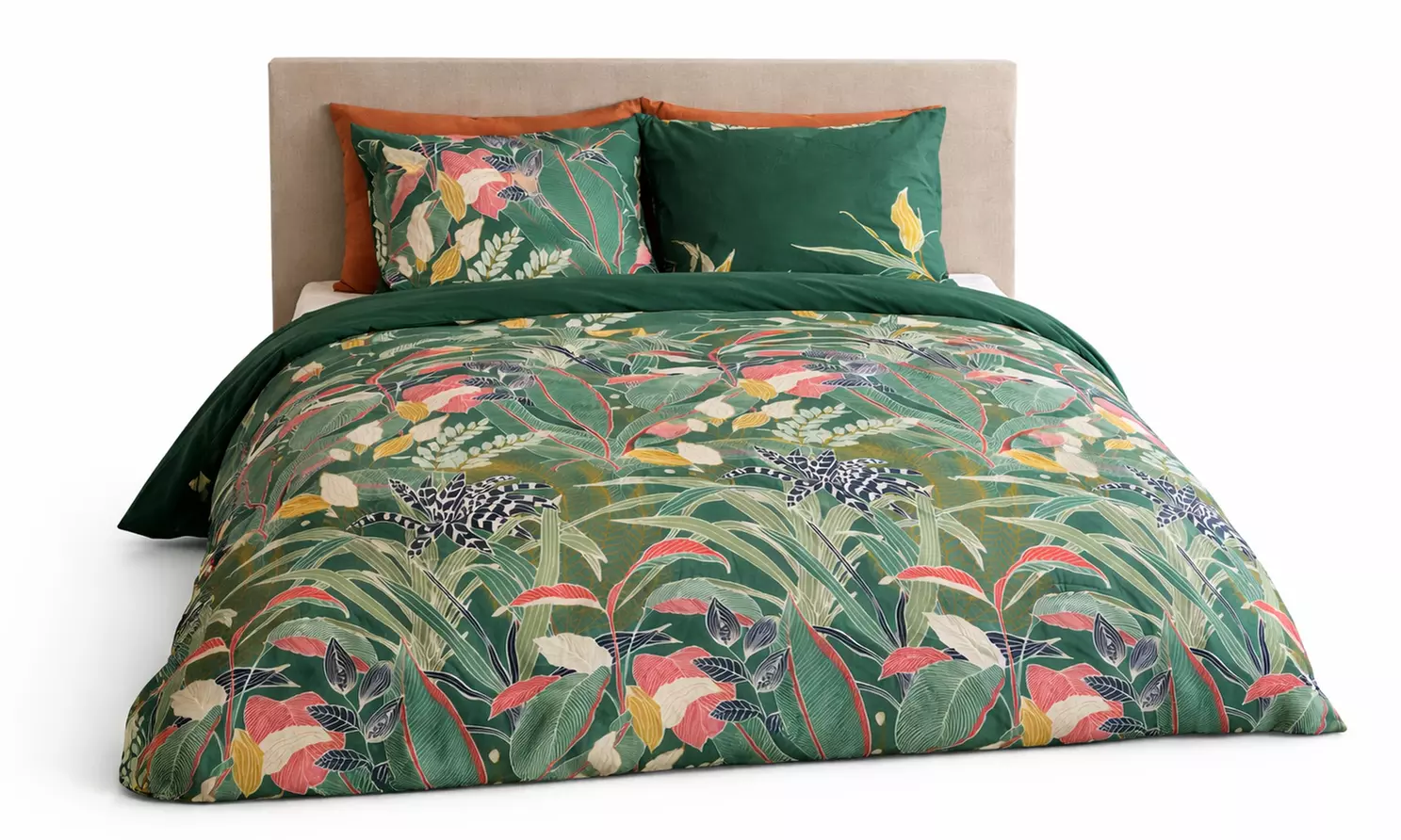 Parure de lit 100 % coton 57 fils/cm²