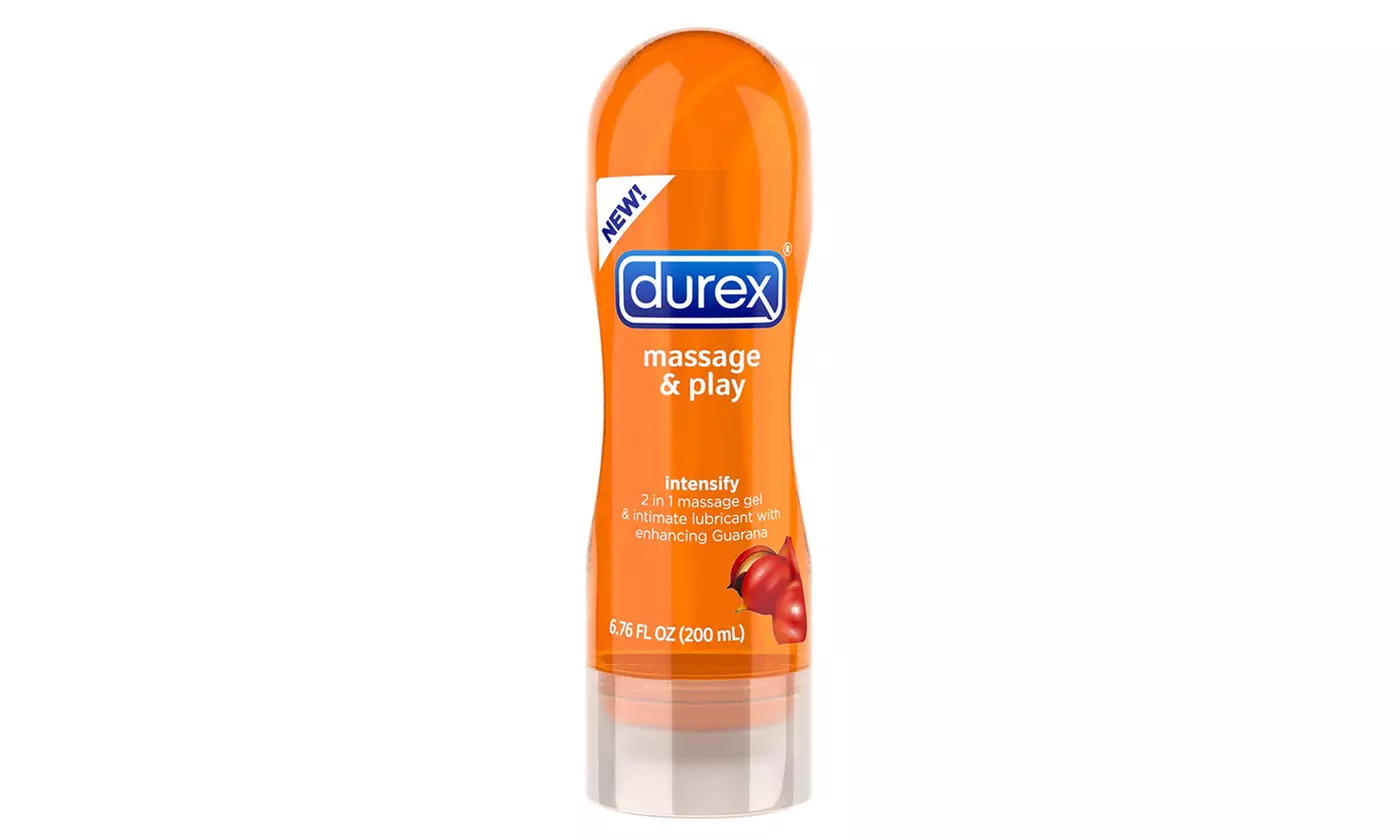 Durex Massage & Play Intensify 2-in-1 Massage Gel & Lubricant; 6.76 Fl. Oz. - Primary Image