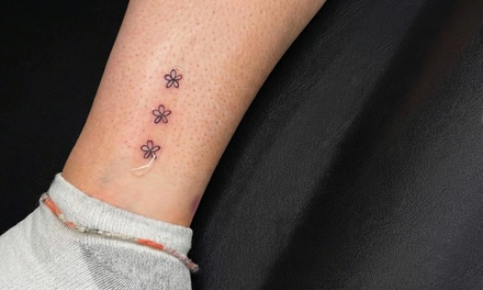 One 1x1 Tiny Tattoo - Golden Hour Glow