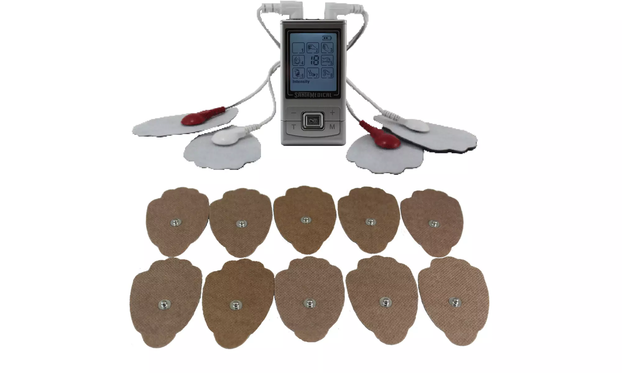 Santamedical TENS 10-Pack of Electrode Pad Replacements - Primary Image