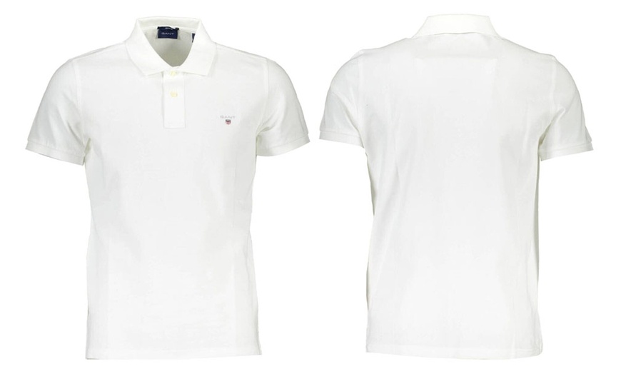 Image 4: Gant Regular Fit Shield Piqué Polo Cotton Shirt for Men 
