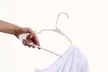 50 Pack Plastic Hangers Non Slip Clothes Storage Hanger - Lux Decor Collection - Second Medium