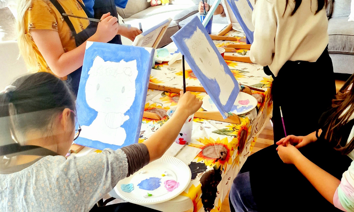 Painting Fun for Child or Adult's Birthday Parties with Lessons!