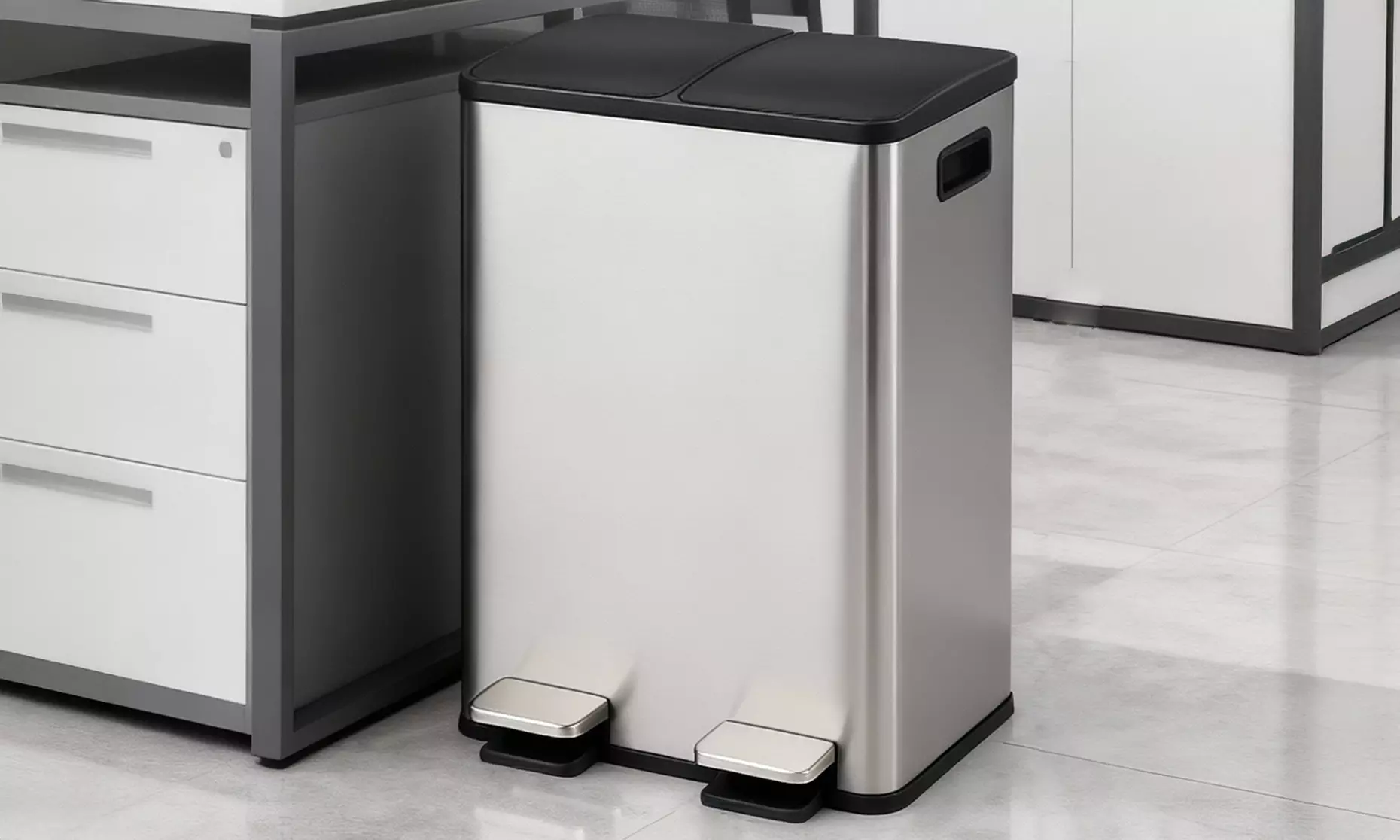Toque 60L Dual Pedal Bin