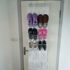 Image 13: 1-2 Pack 24 Wide Pockets Over the Door Shoe Organizer Hanging Shoe Holder