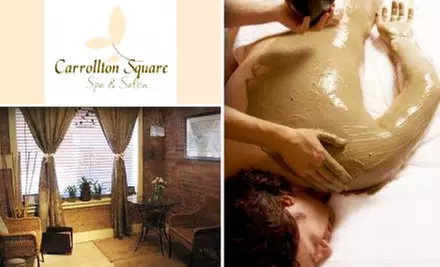 $35 for 1 of 3 Mud-Mask Treatments at Carrollton Square Spa - Primary Image