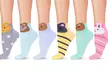Women's Cute and Fun Ankle Socks (6 Pairs) - Second Medium