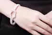 Love Twisted Silver Cuff Bracelet - Second Medium