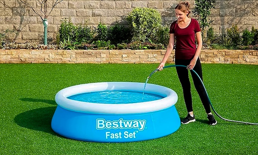 Image 8: Piscine ronde gonflable Bestway