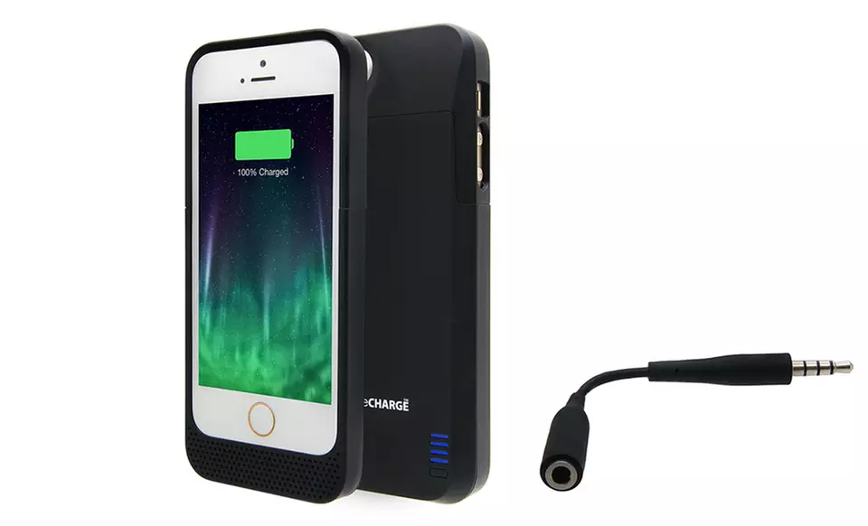 LifeCHARGE Apple-Certified 2,300mAh Battery Case for iPhone 5/5s. Free Returns. - Second Medium