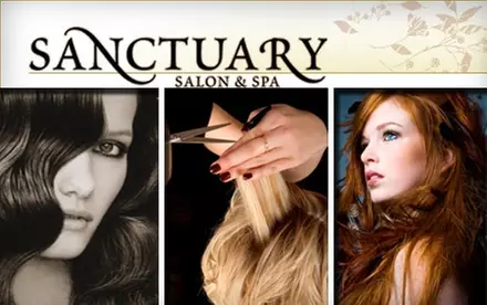 $40 for a Haircut, Blow Dry, Styling, and Deep Conditioning Treatment at Sanctuary Salon & Spa (Up to $80 Value) - Primary Image