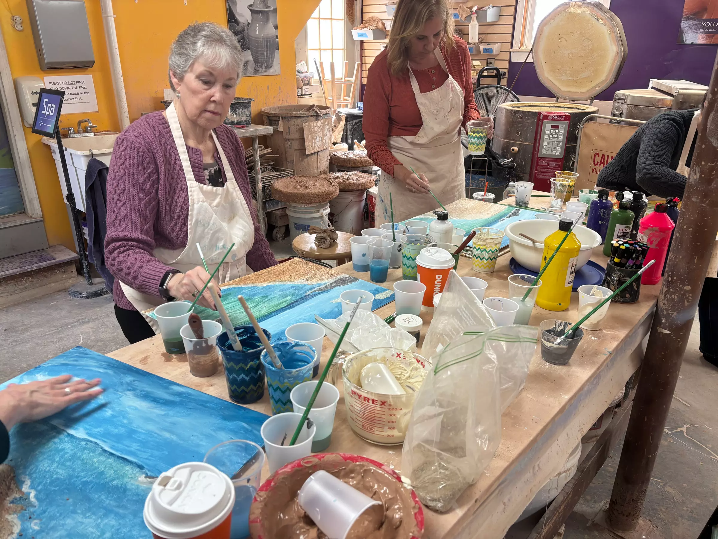 Painting with Clay Class – Unique Textures & Colors