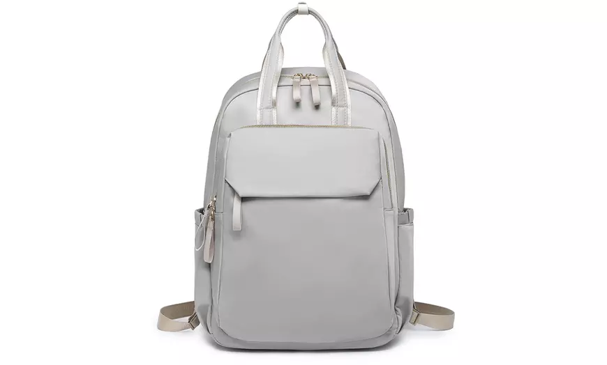 Image 33: Stylish Women's Backpack with Laptop Sleeve and Multiple Pockets