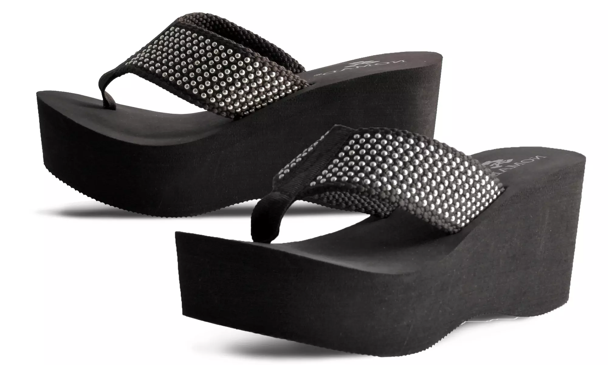 Nomad Footwear Women's Embellished EVA High Wedge Sandal