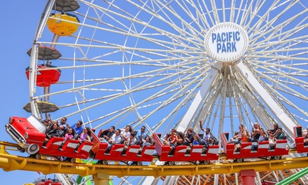 2 People: Unlimited Ride Wristband and $5 Game Play Card for each Person - Pacific Park Santa Monica, California