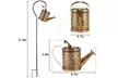 Waterproof Copper Solar Twinkle Light Watering Can Hanging Kettle Lantern Light - Second Medium