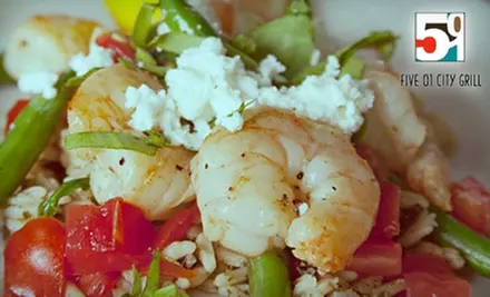 $15 for $30 Worth of American Grill Fare and Drinks at Five 01 City Grill - Primary Image