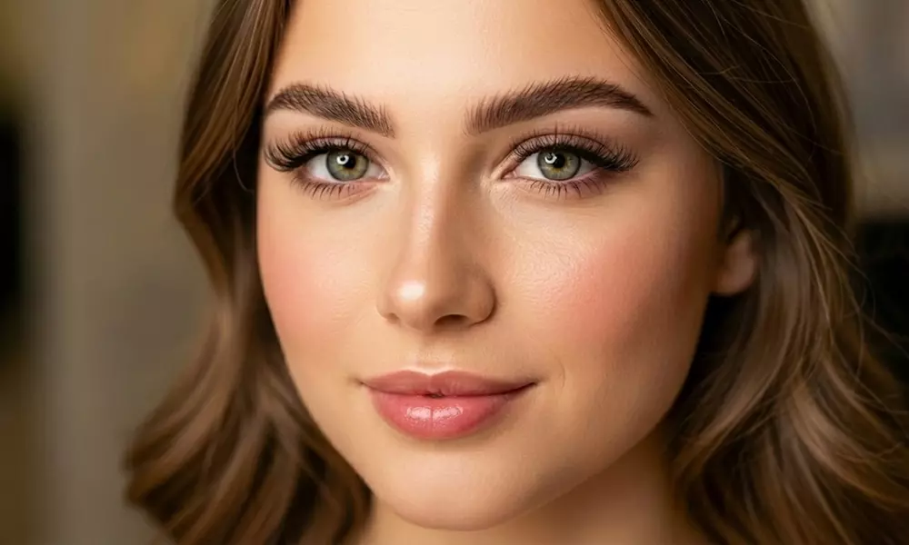 Hand-Crafted Hybrid Lash Extensions & Brow Tint for Enhanced Beauty