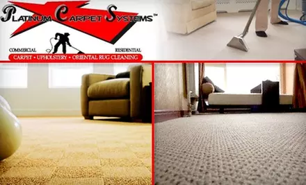 $39 for a Deep Steam Carpet Cleaning for Two Rooms with Platinum Carpet Systems ($85 Value) - Primary Image