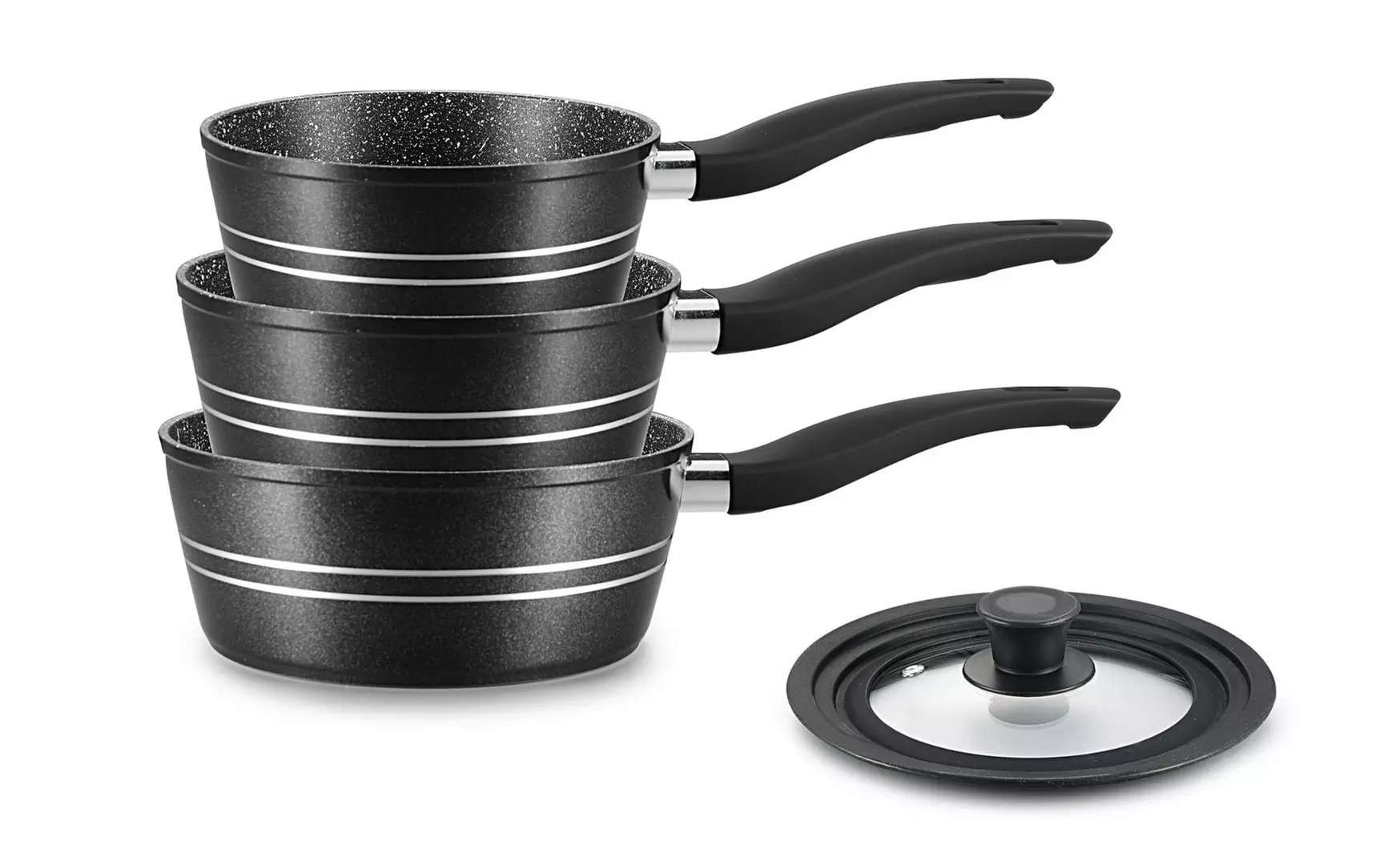 Royalty Line 2er- oder 3er-Set Gussaluminium-Kasserollen