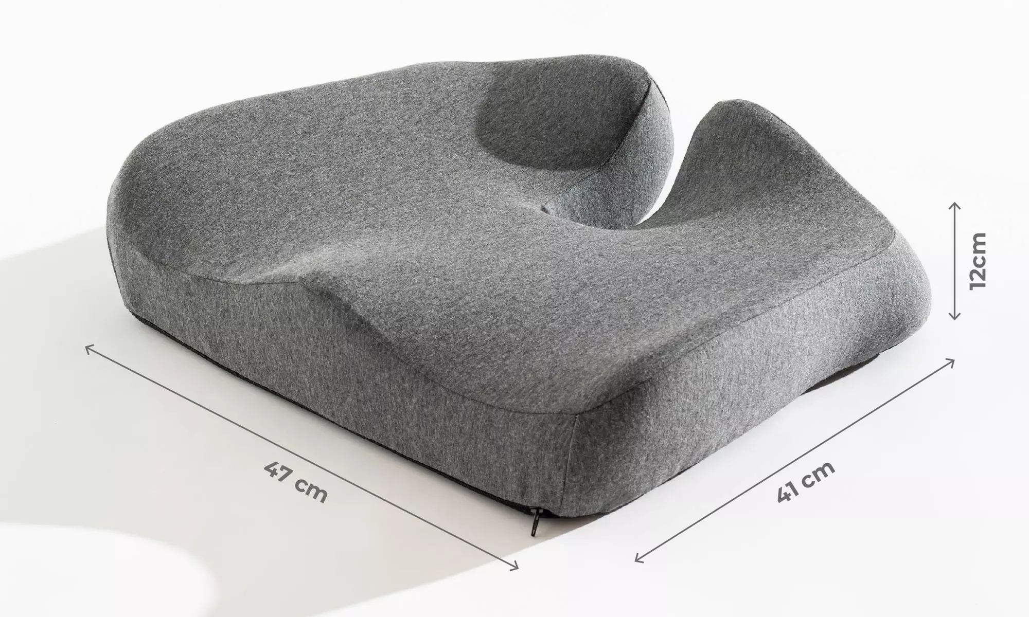 Coussin ergonomique à mémoire de forme pour bureau et méditation