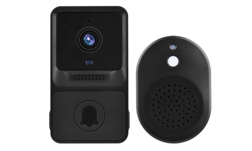 Image 2: Wireless Video Doorbell with Camera, Two-Way Audio and Night Vision