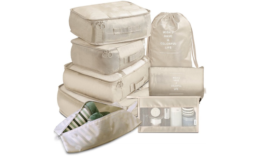 Image 6: 8-Piece Compact Travel Baggage Set in Assorted Colours
