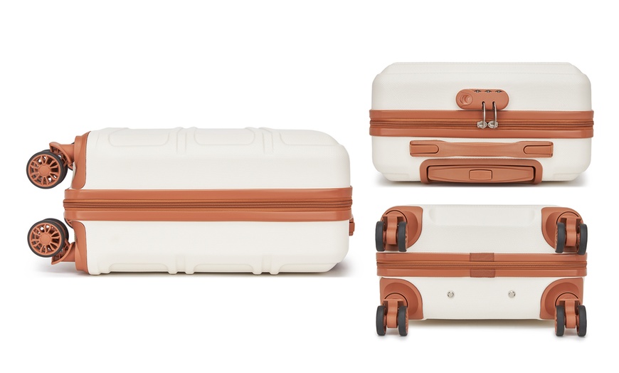 Image 9: Valise cabine en ABS, 45 x 36 x 20 cm, capacité d'environ 28 L