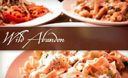 $12 for $25 Worth of Eclectic Dinner Cuisine and Drinks at Wild Abandon Restaurant and Lounge (or $7 for $15 Worth of Brunch Fare and Drinks) - Primary Image