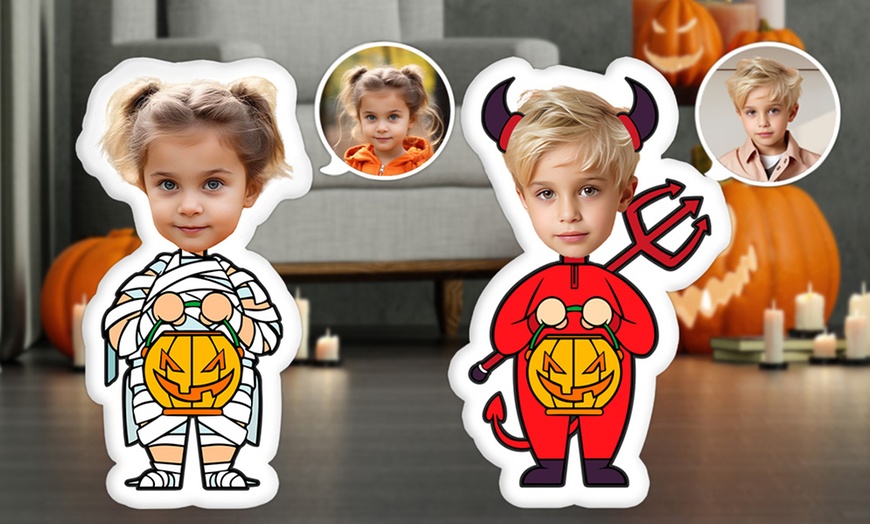 Image 5: Personalisierbares Kissen / vorgefertigte Designs mit Halloween-Motiv
