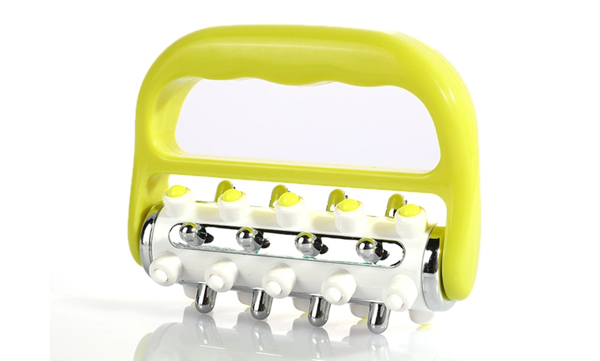 Image 10: Portable Handheld Body Roller Massaging Tool