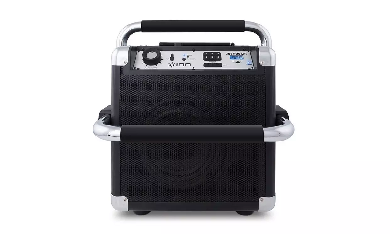 ION Block or Job Rocker Portable Bluetooth Speaker System with Microphone (Manufacturer Refurbished)   - Second Medium