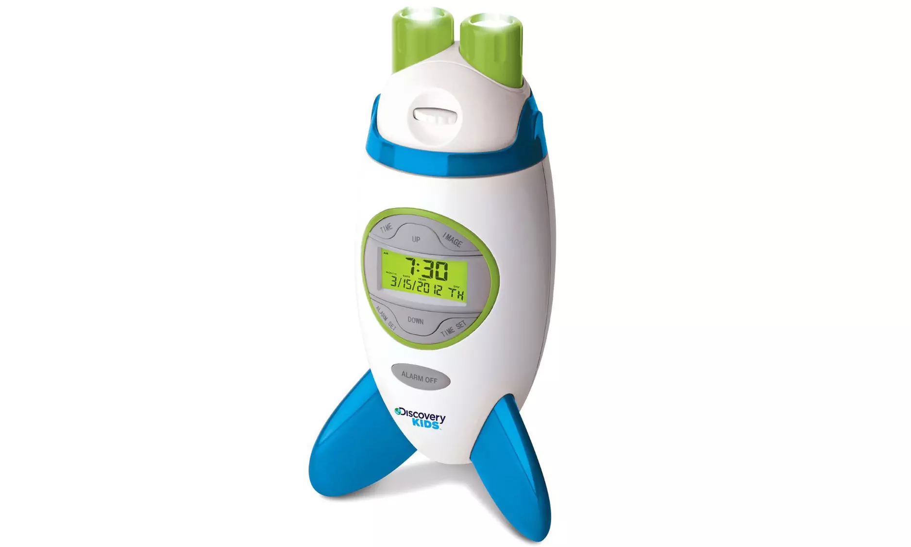 Discovery Kids Toy Projection Rocketship Alarm Clock - Primary Image