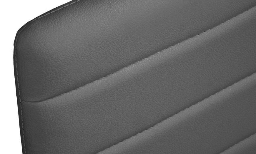 Image 10: Living And Home Limited Faux Leather Dining Chairs