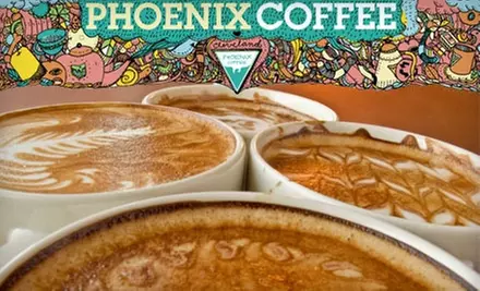 $4 for Three Twelve-Ounce Drinks from Phoenix Coffee (Up to $12 Value) - Primary Image