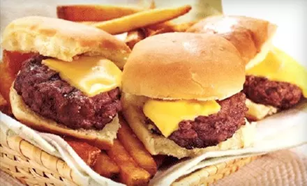 $7 for $15 Worth of Burgers and Thirst Quenchers at Burger Delux in Northville - Primary Image