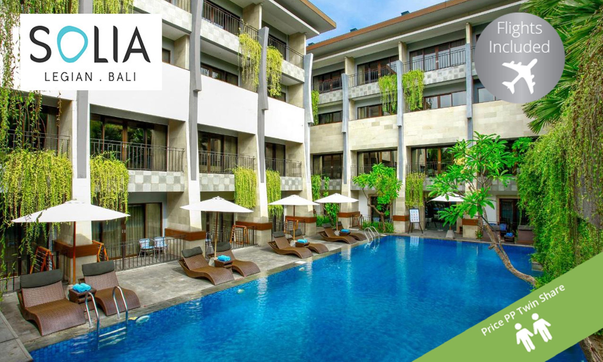 Legian, Bali: 10-Night 4* Getaway with Flights