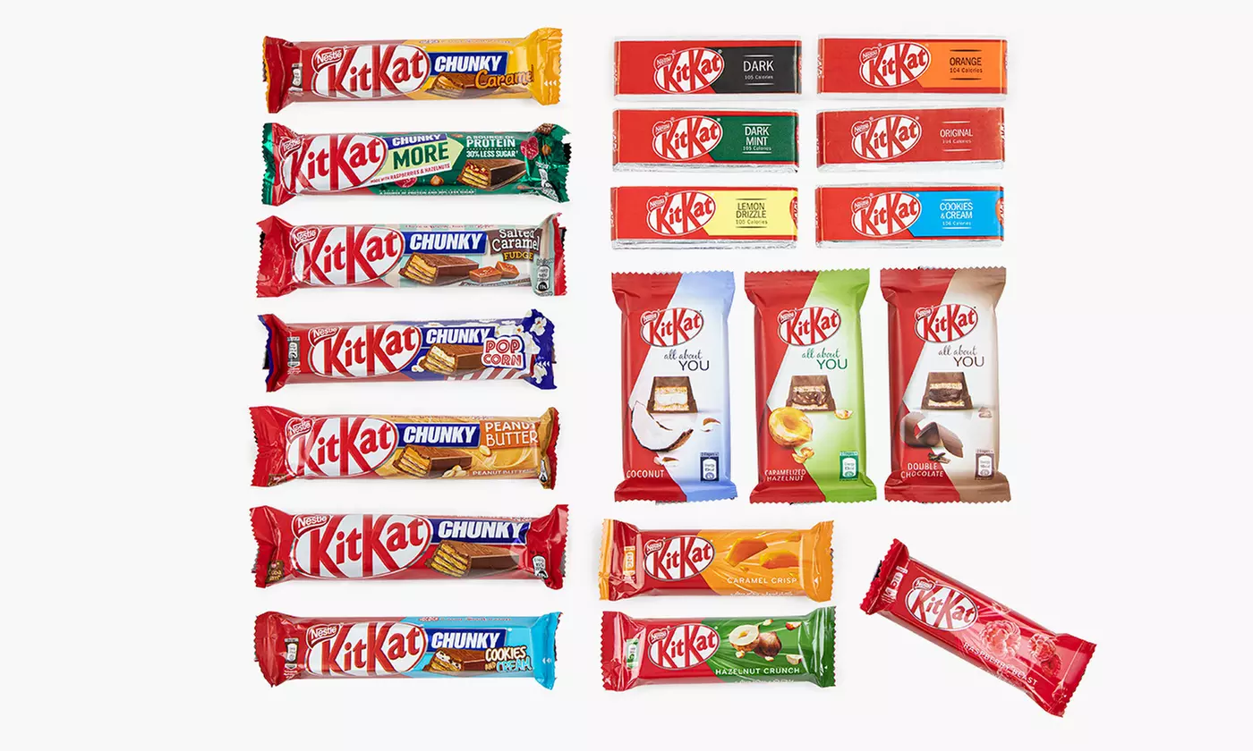 Selection of Kit Kat 19-Piece International World Flavours Chocolate Box - Primary Image