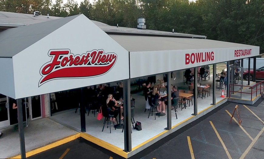 Image 2: 1 or 2-Hour Lane & Shoe Rental for Up To 5 People at Forest View Lanes