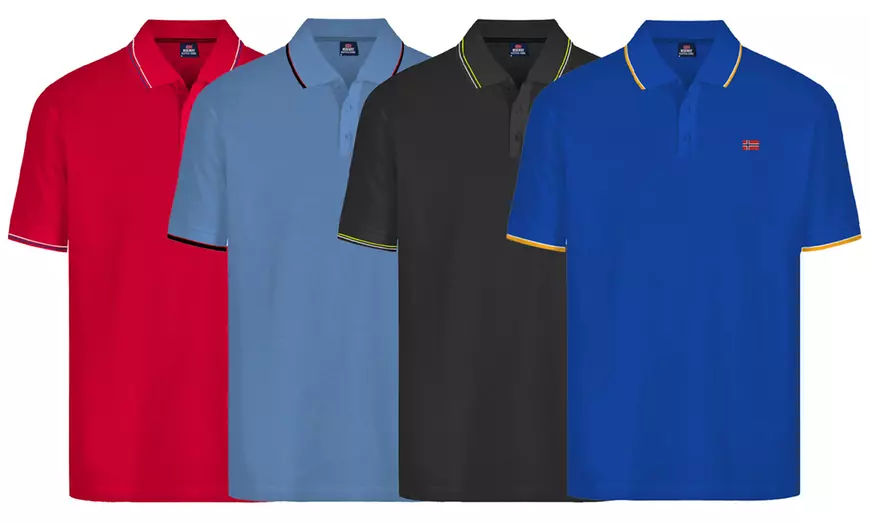 Image 1: Set di 2 polo da uomo Norway