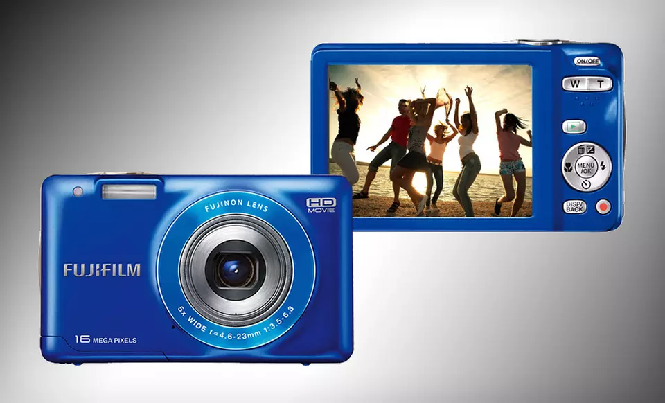$69.99 for a Fujifilm FinePix 16-Megapixel Camera in Blue or Red (Up to $179.99 List Price). Free Shipping and Returns. - Second Medium