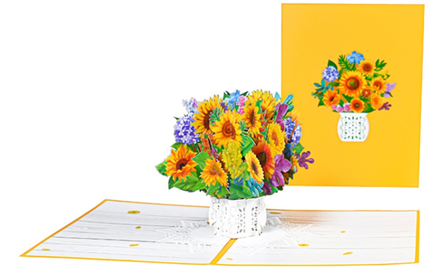 Image 4: 3D Flower in Vase Pop-Up Cards 
