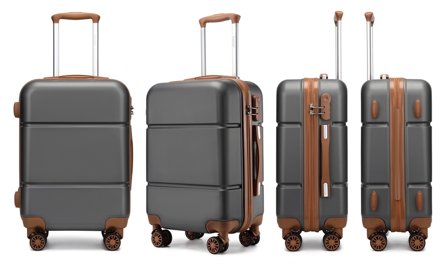 Image 9: 20 Inch Cabin Suitcase and a Travel Bag Set 