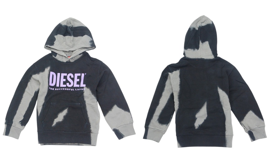 Image 6: Diesel Snork Kids Pullover Fleece Hoodie