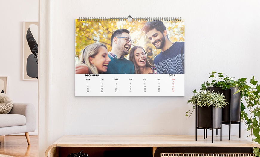 Image 1: Create Your Memories: Custom A4 or A3 Photo Calendars