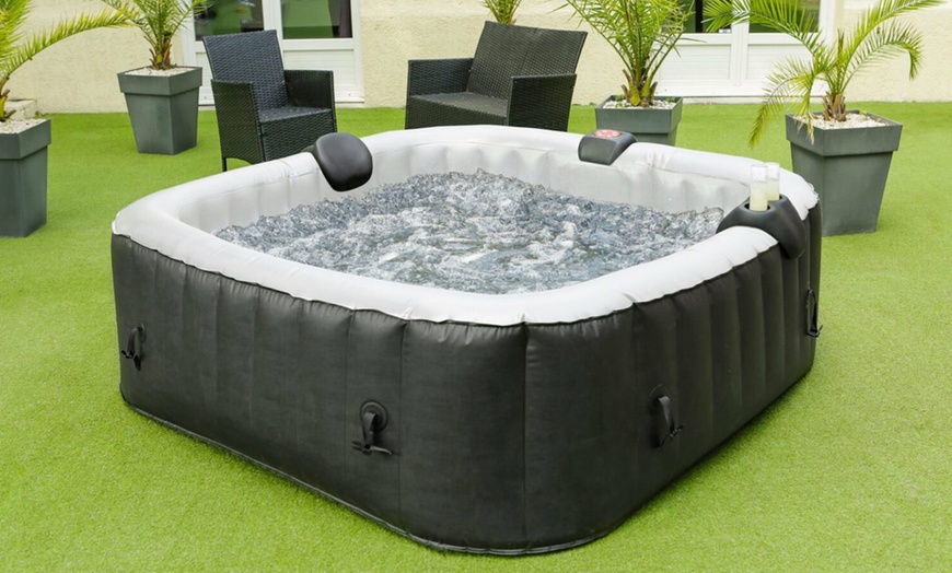 Image 1: Piscina gonfiabile con sistema di riscaldamento