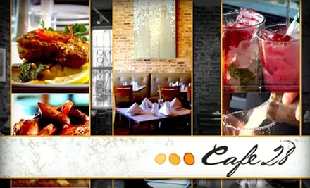 $20 for $40 Worth of Cuban and Mexican Cuisine, Mojitos, and More at Café 28 - Primary Image